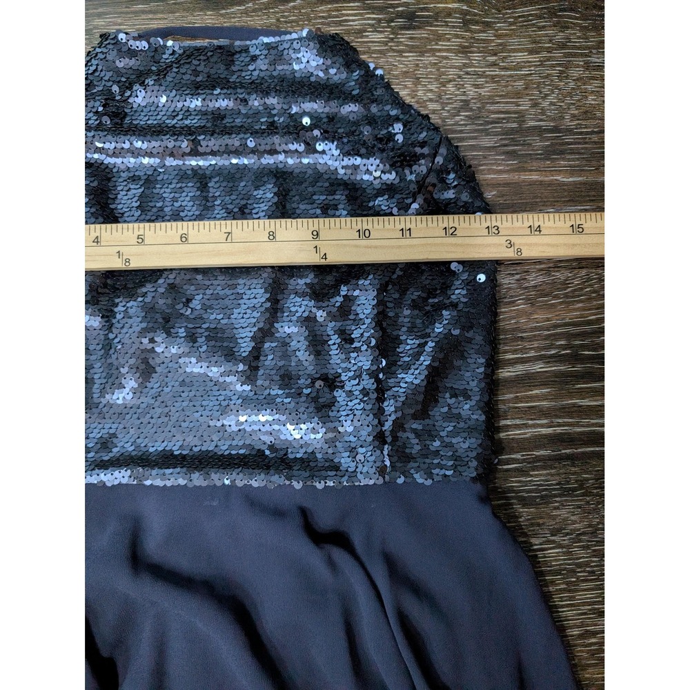 Lulus Dress Womens Small Sequin Maxi Formal Evening Gown Crisscross Back - Picture 5 of 6